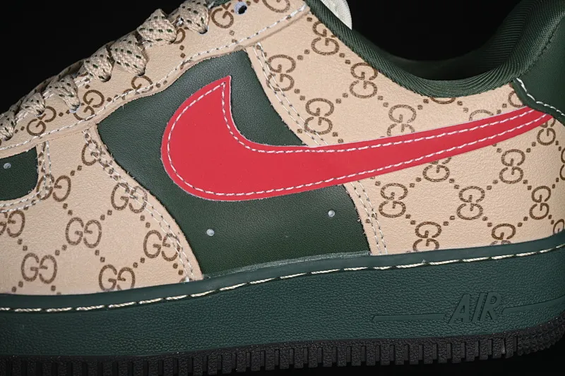 All categories Nk Air Force 1 Air Force series Nk Air Force 1 Low Air Force low-top Nike Air Force 1'07 Low Gucci joint pattern red hook Air Force 1 low-top casual sneakers XL1979-121